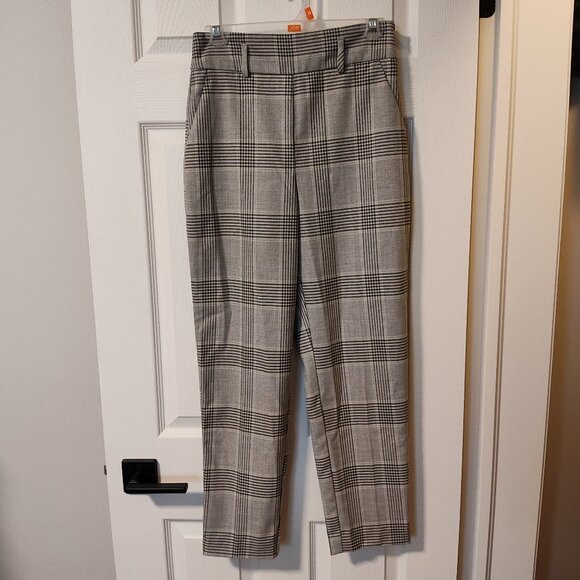 EUC Plaid Le Chateau Cropped Pants - Sz 1 - Picture 1 of 8